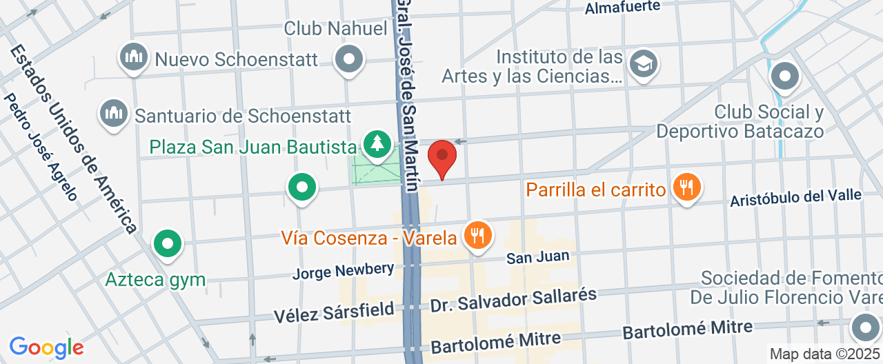Mapa de la ubicación