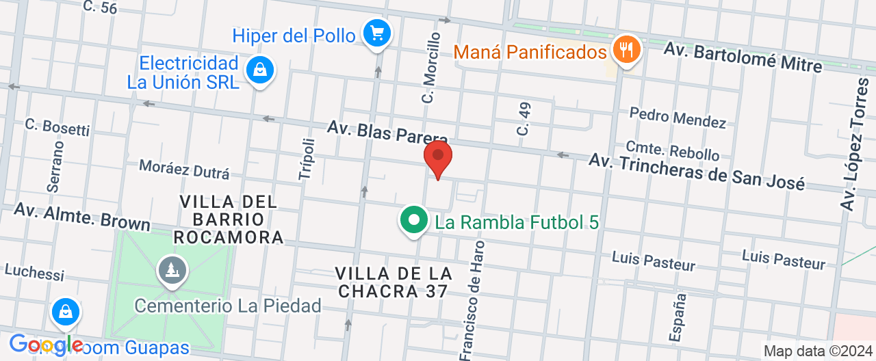 Mapa de la ubicación