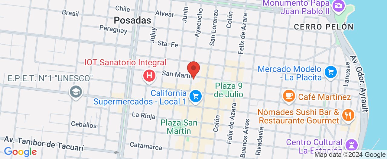 Mapa de la ubicación