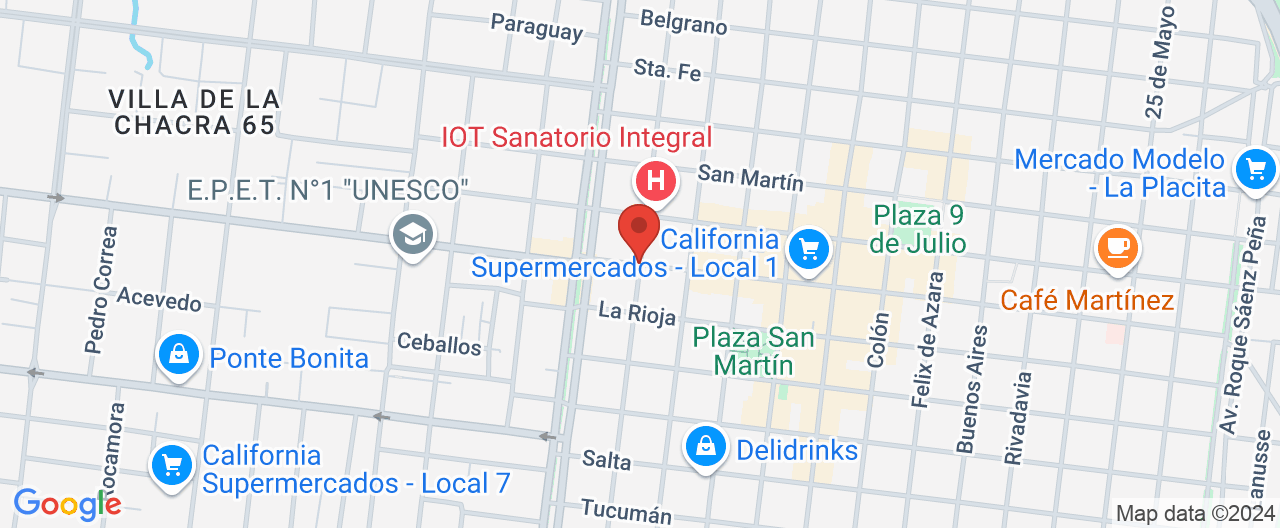 Mapa de la ubicación