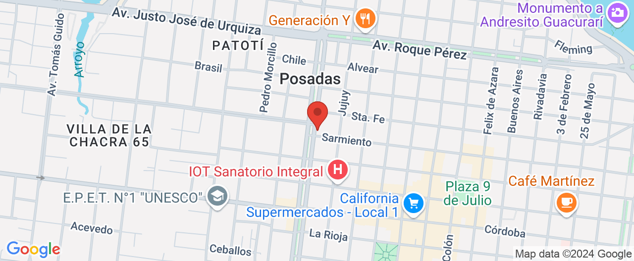 Mapa de la ubicación