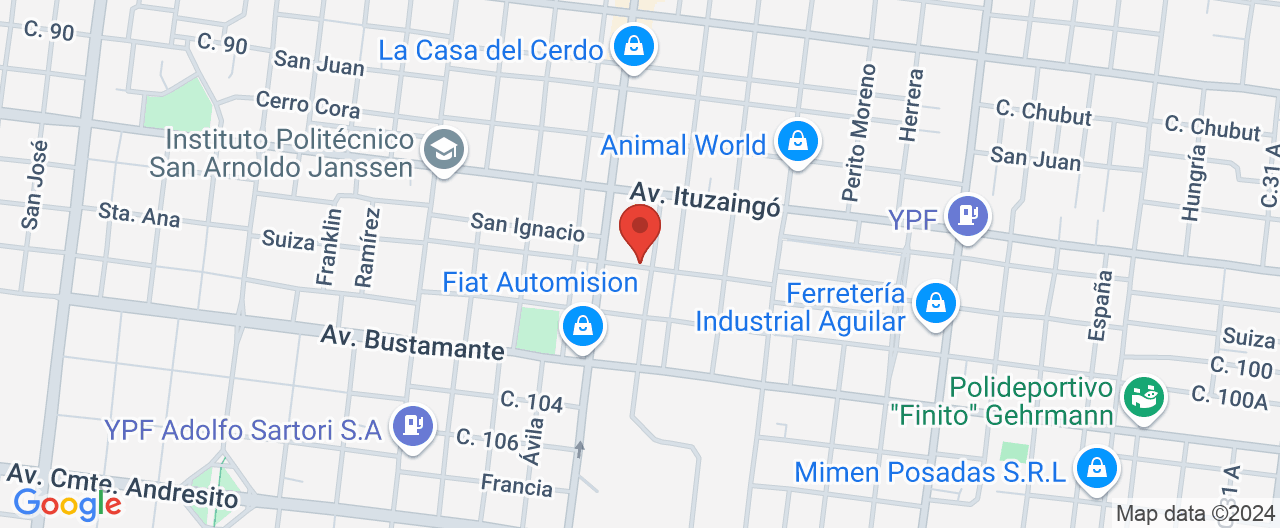 Mapa de la ubicación
