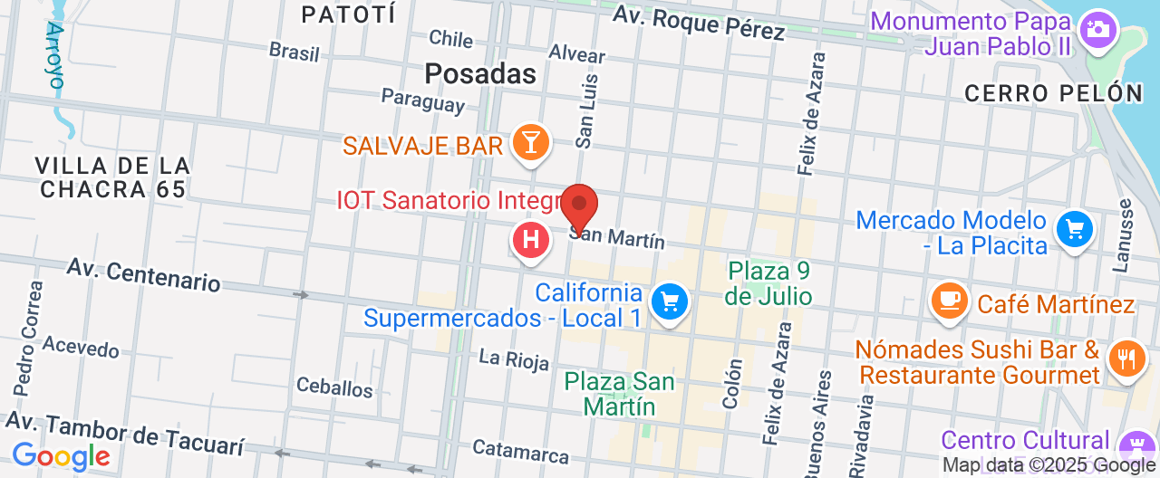 Mapa de la ubicación