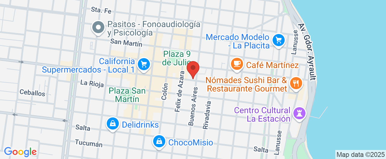 Mapa de la ubicación