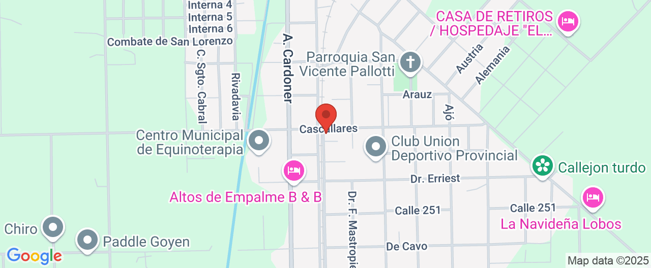 Mapa de la ubicación