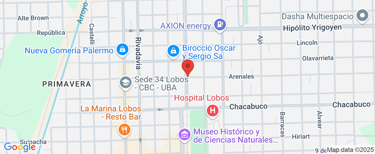 Mapa de la ubicación