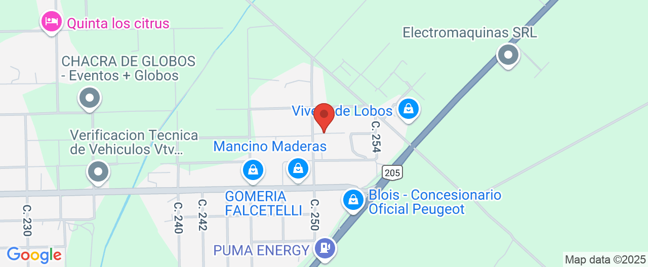 Mapa de la ubicación