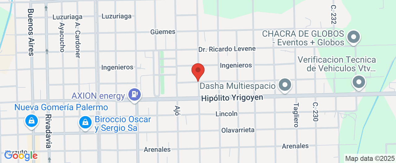 Mapa de la ubicación