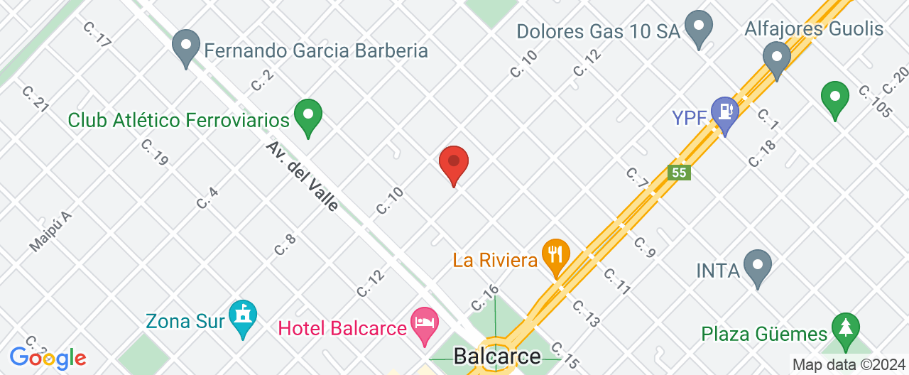 Mapa de la ubicación