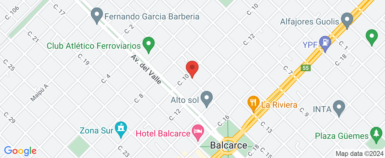 Mapa de la ubicación