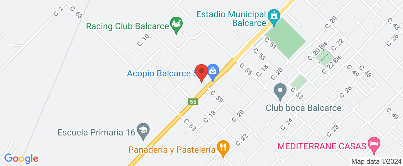 Mapa de la ubicación