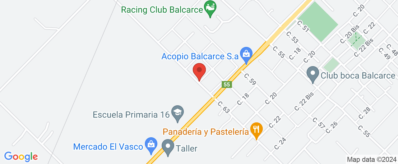 Mapa de la ubicación