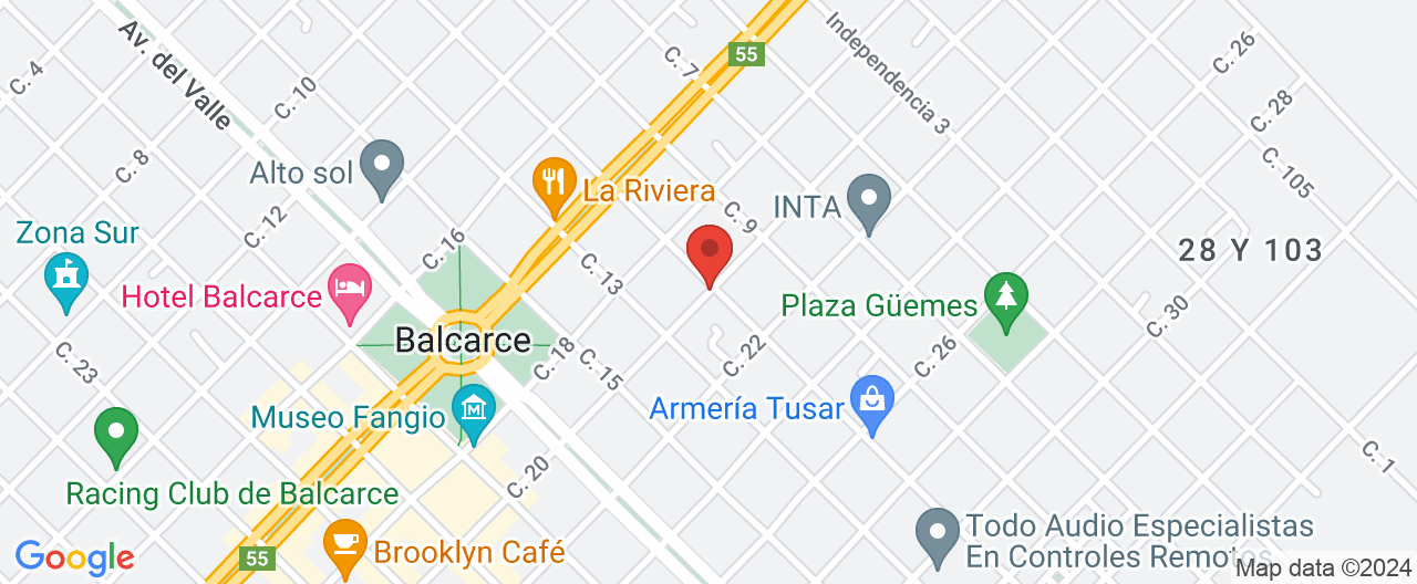 Mapa de la ubicación