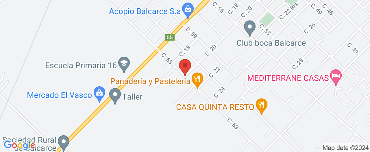 Mapa de la ubicación