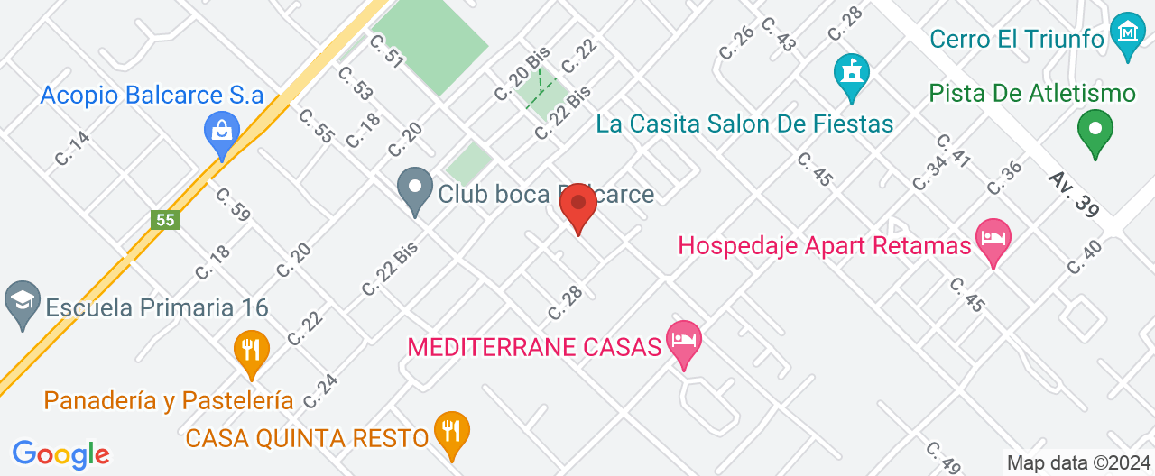 Mapa de la ubicación