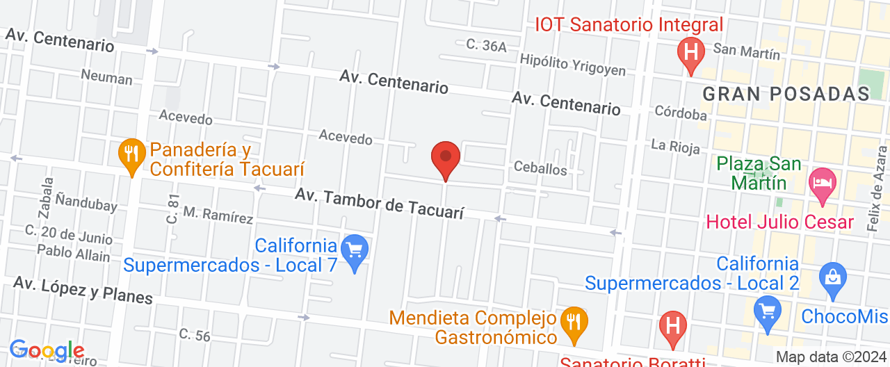 Mapa de la ubicación