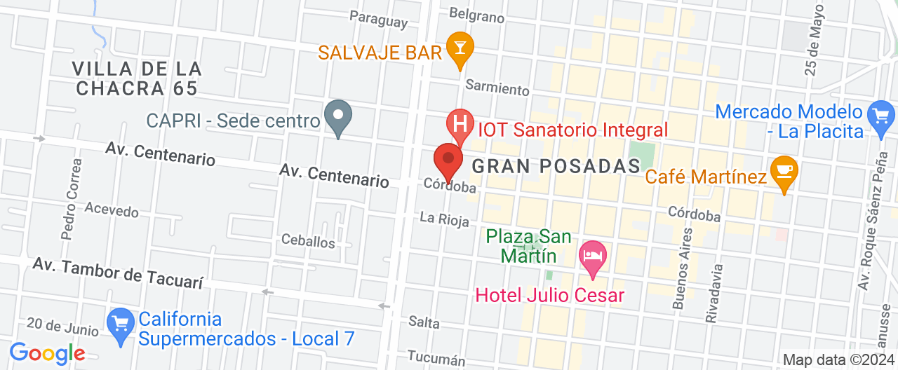 Mapa de la ubicación