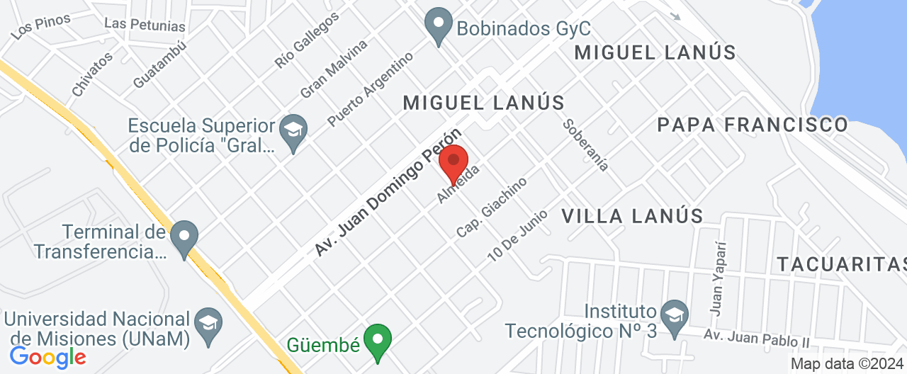 Mapa de la ubicación