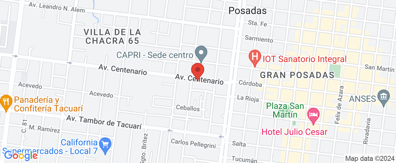 Mapa de la ubicación