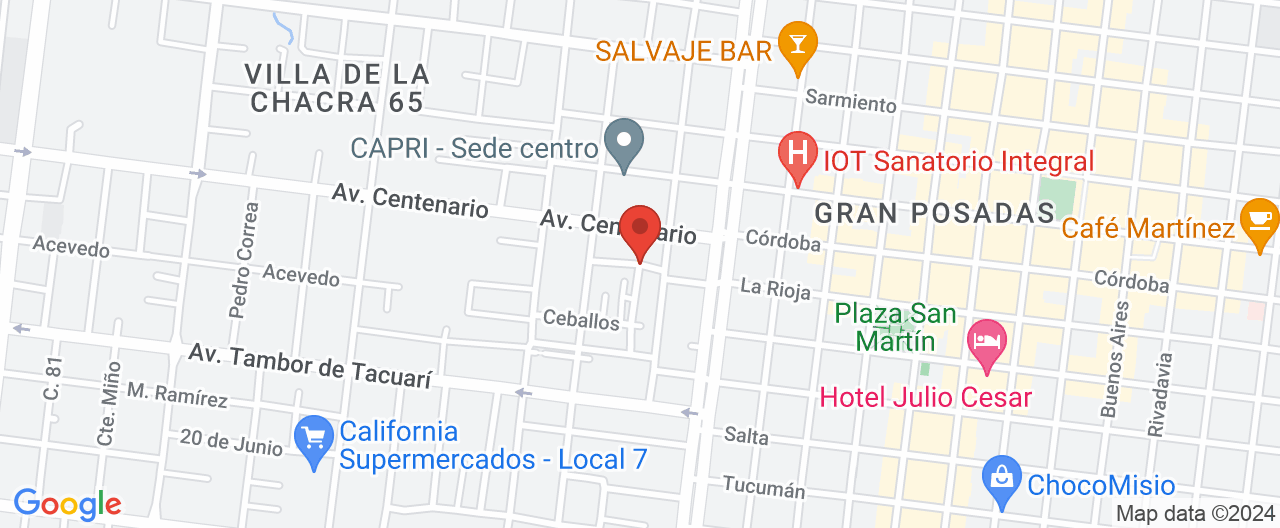 Mapa de la ubicación