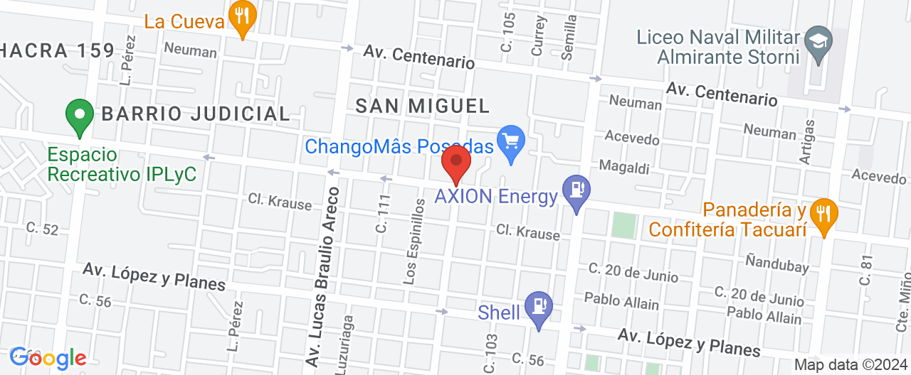 Mapa de la ubicación