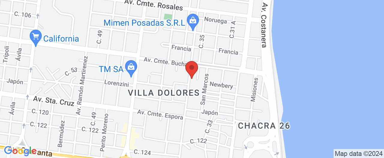 Mapa de la ubicación