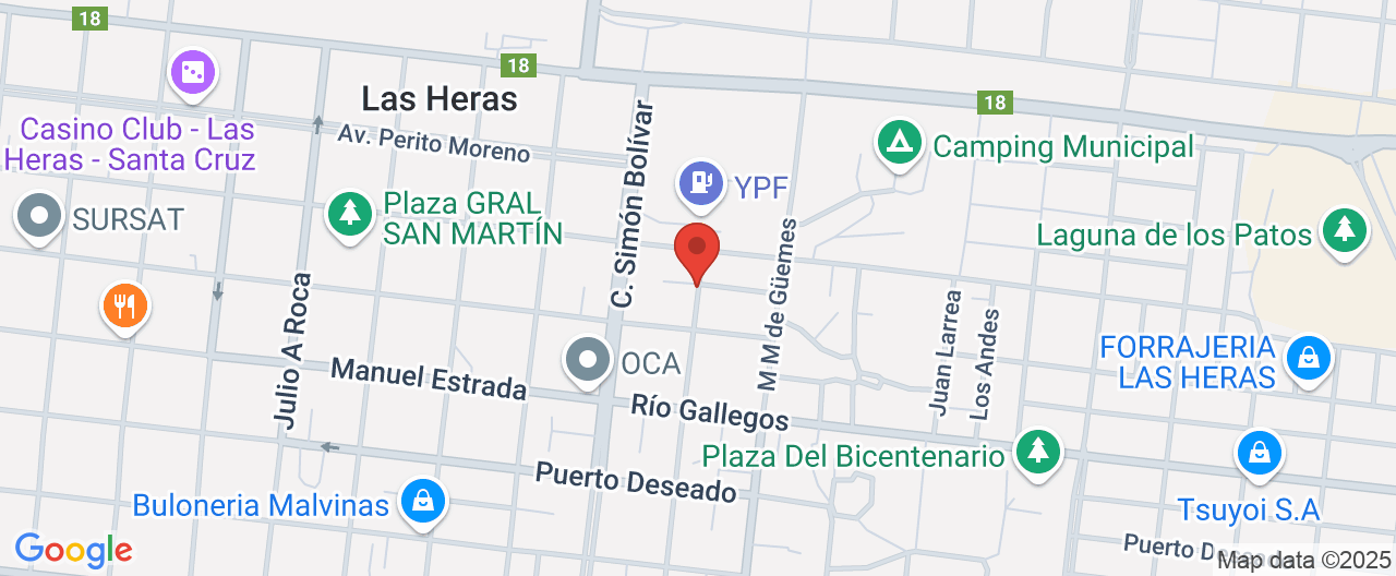 Mapa de la ubicación