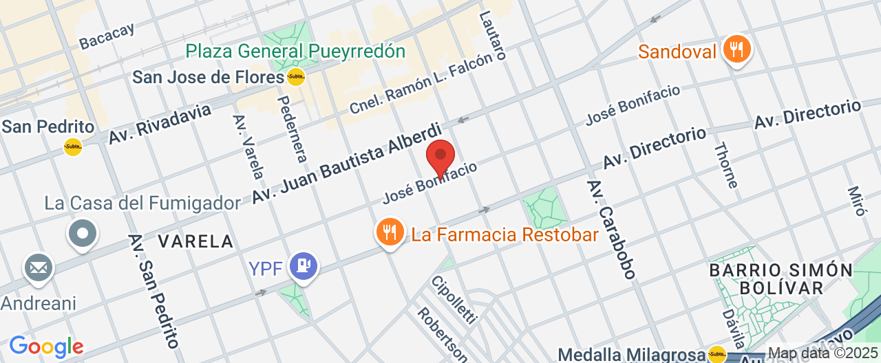 Mapa de la ubicación