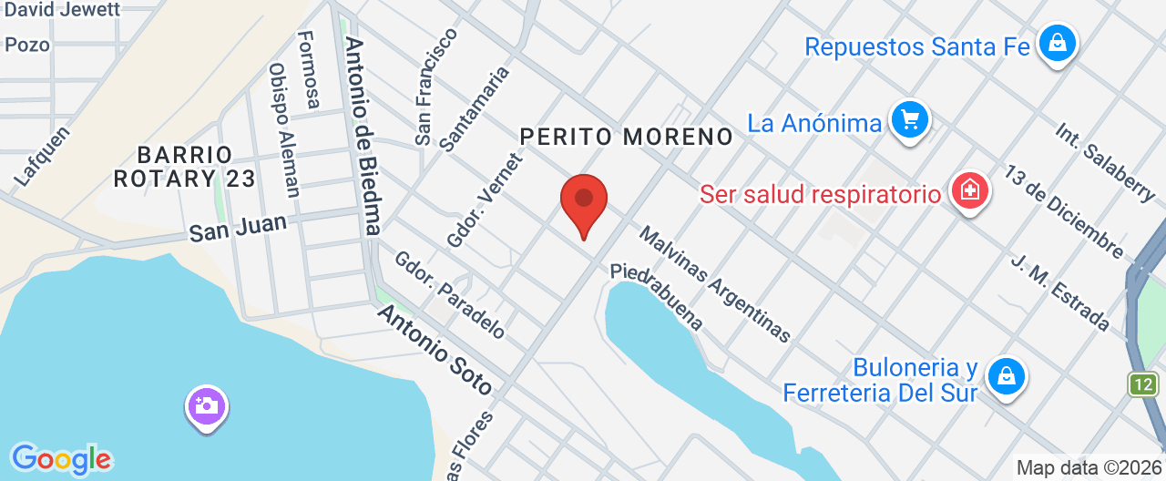 Mapa de la ubicación