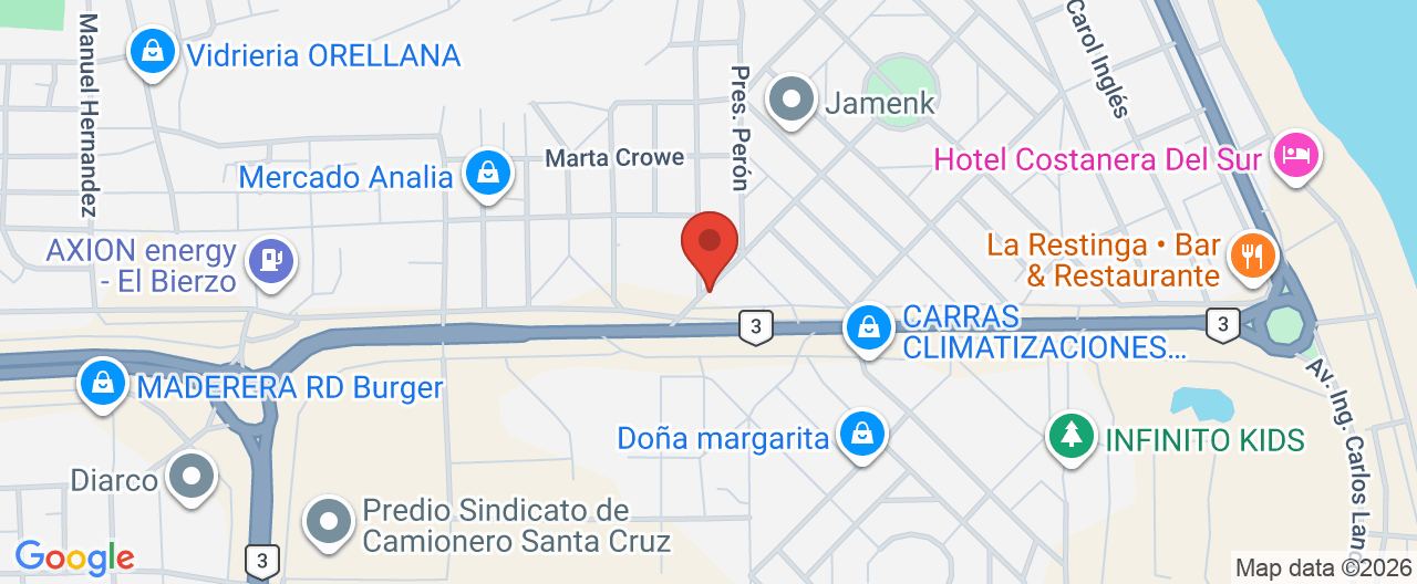 Mapa de la ubicación