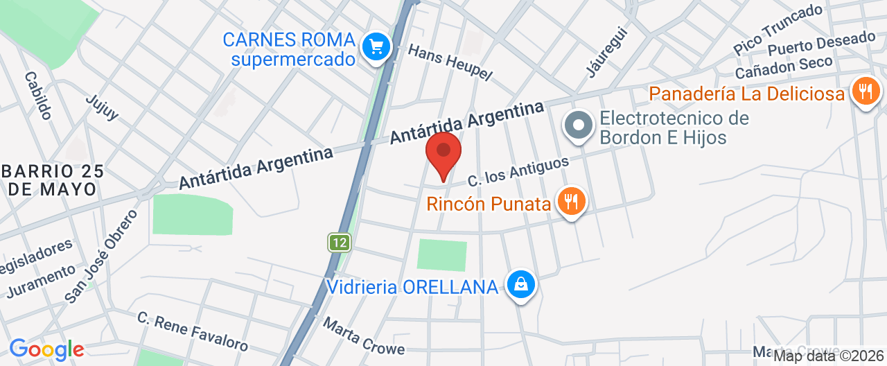 Mapa de la ubicación