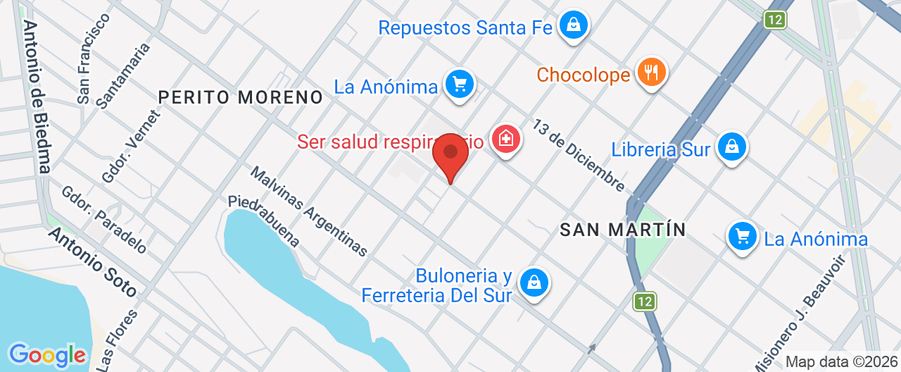 Mapa de la ubicación