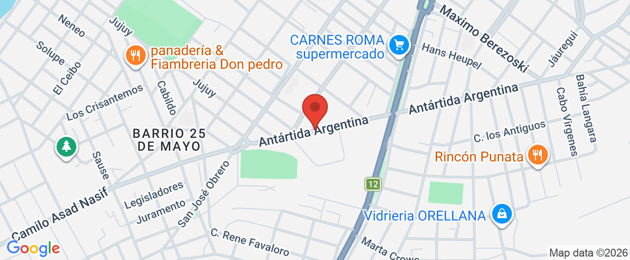 Mapa de la ubicación