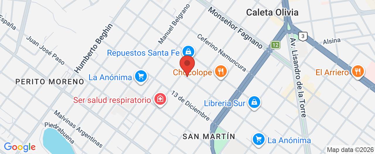 Mapa de la ubicación