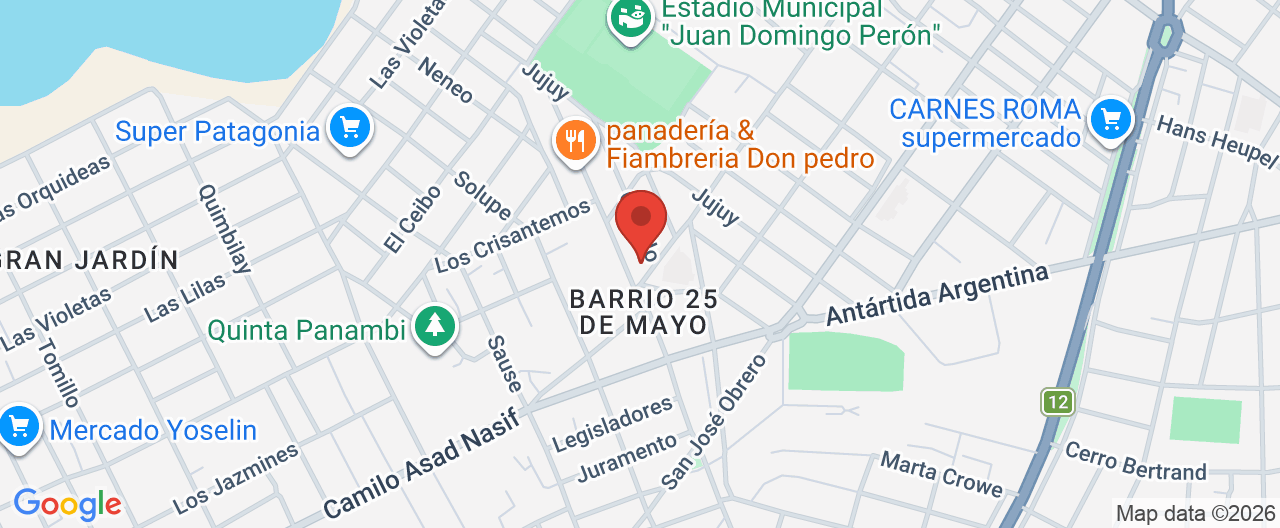 Mapa de la ubicación