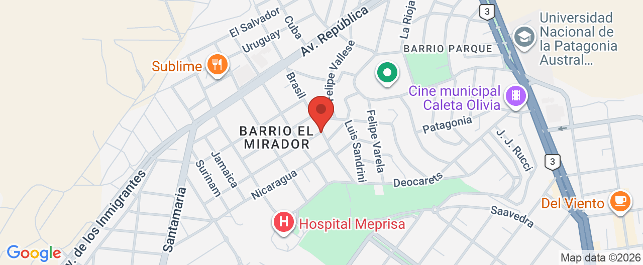 Mapa de la ubicación