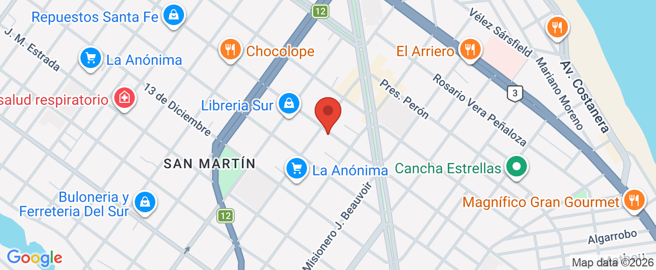 Mapa de la ubicación
