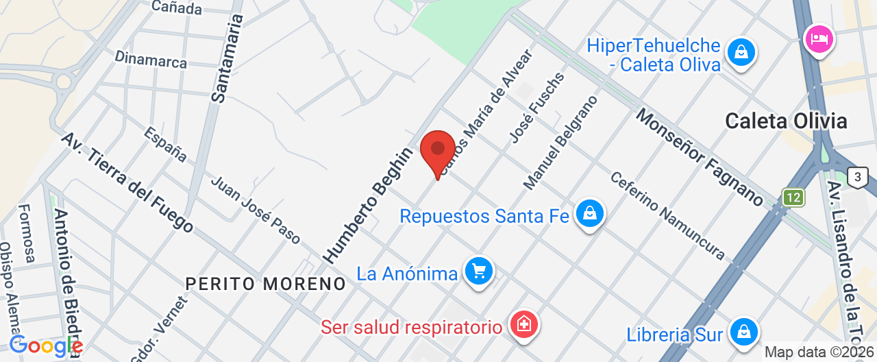 Mapa de la ubicación