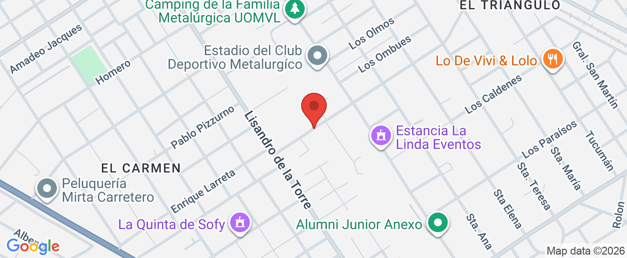 Mapa de la ubicación