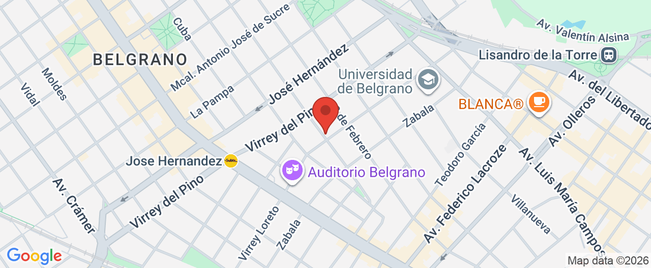 Mapa de la ubicación
