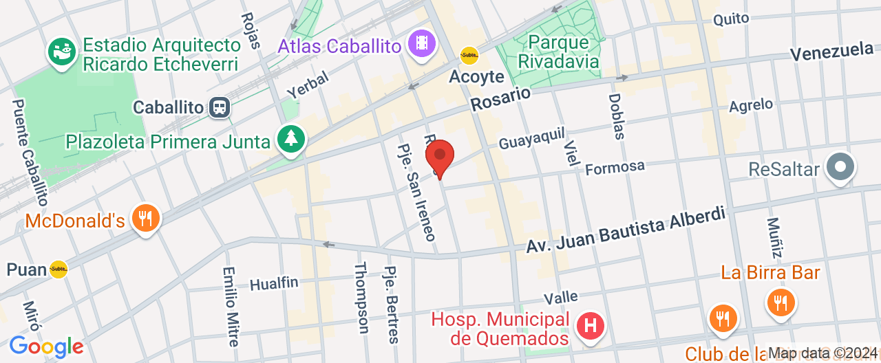 Mapa de la ubicación