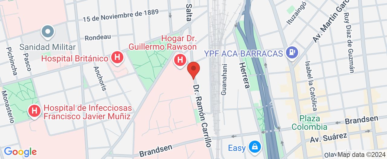 Mapa de la ubicación