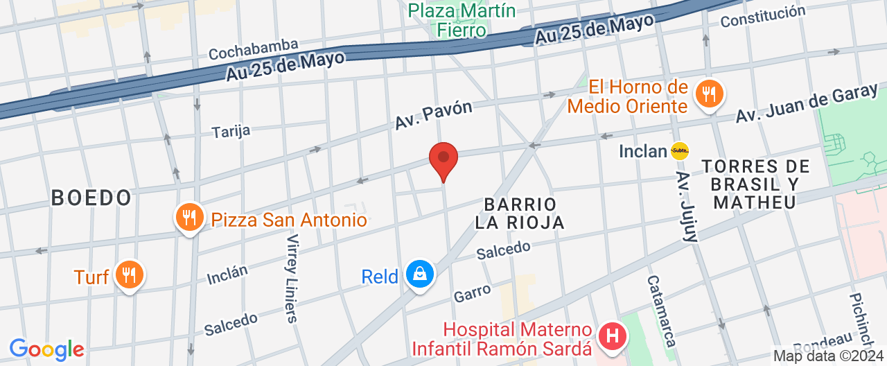 Mapa de la ubicación