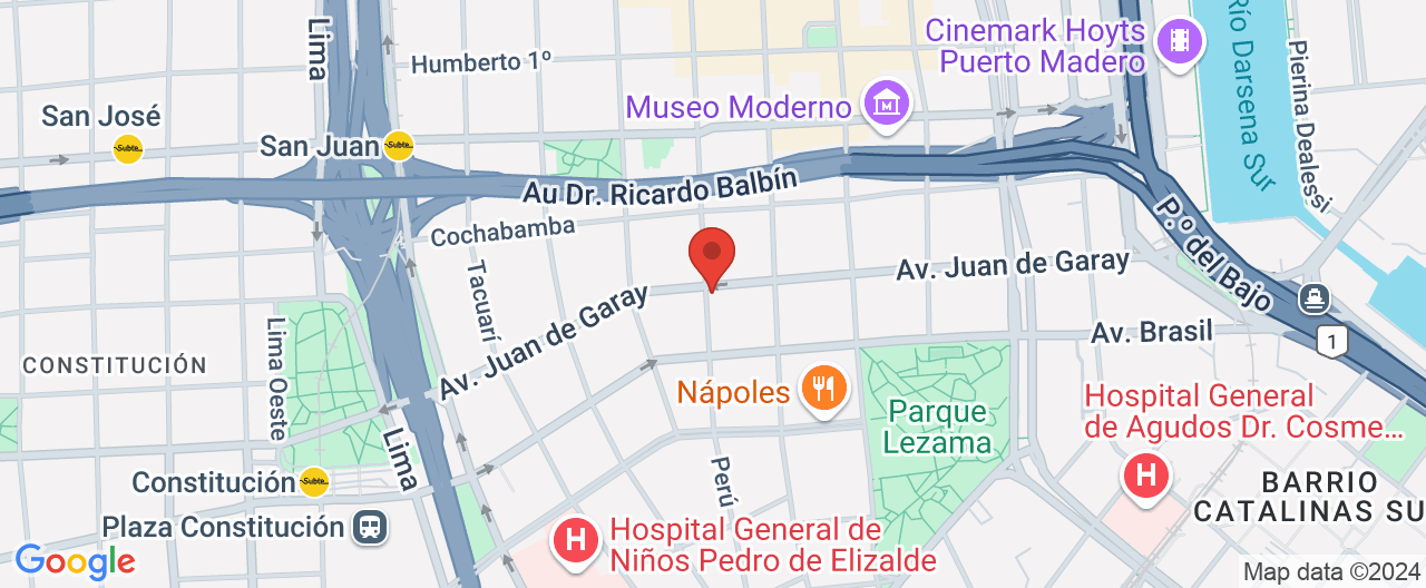 Mapa de la ubicación