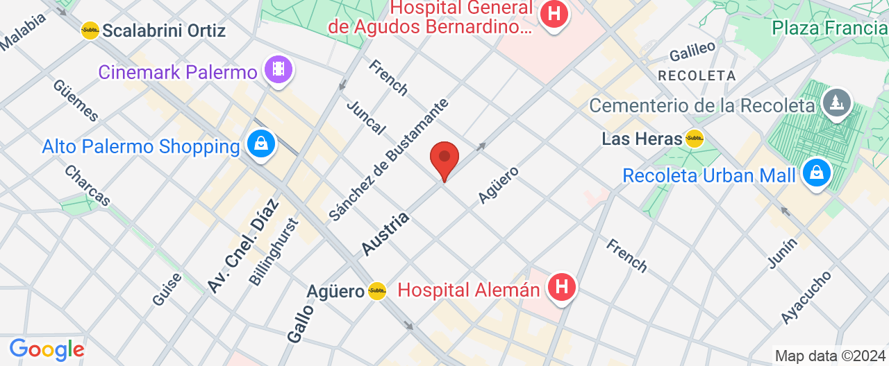 Mapa de la ubicación