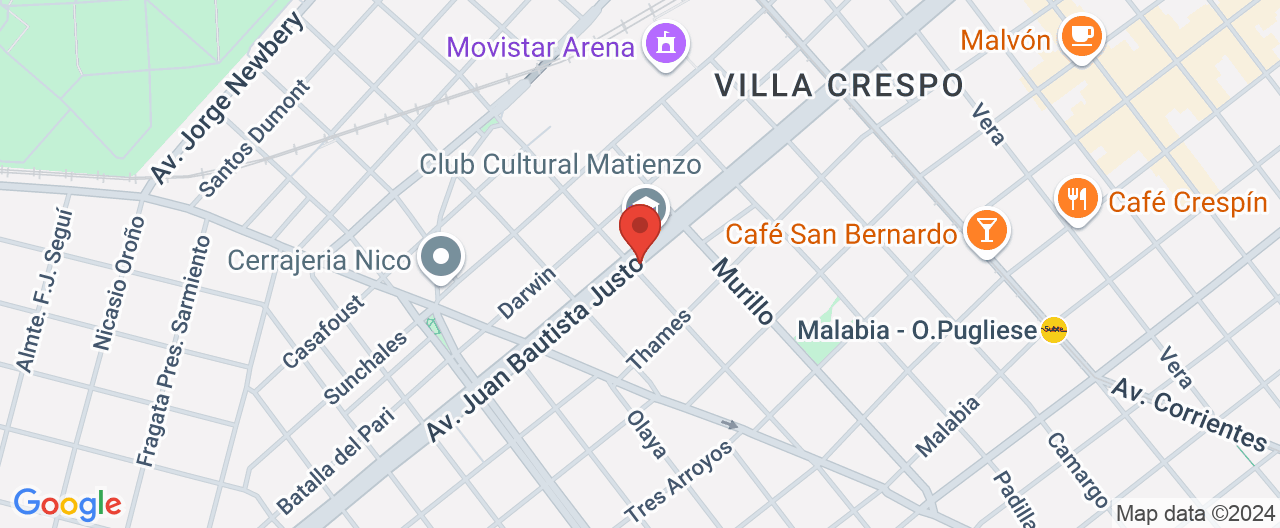 Mapa de la ubicación
