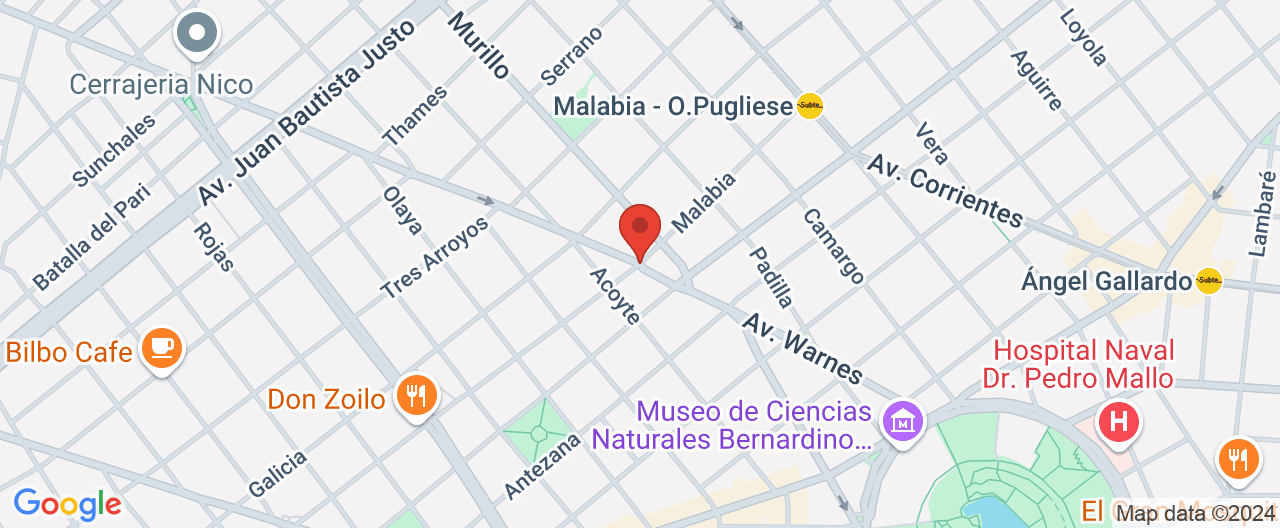 Mapa de la ubicación