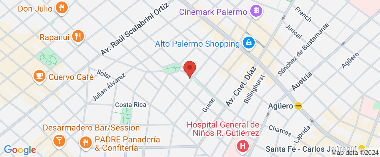 Mapa de la ubicación