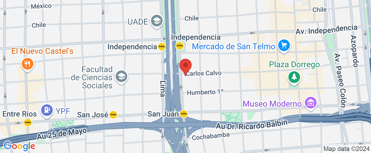Mapa de la ubicación