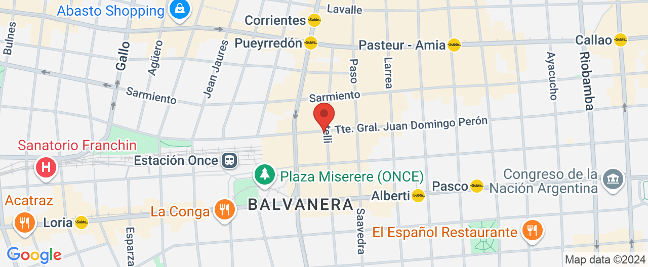 Mapa de la ubicación